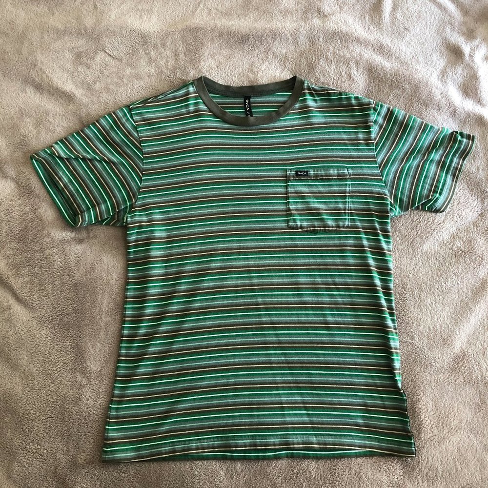 RVCA - Vintage Striped Pocket T-Shirt - Men’s M